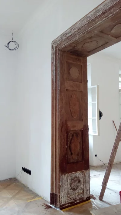 Restaurování barokních dveří